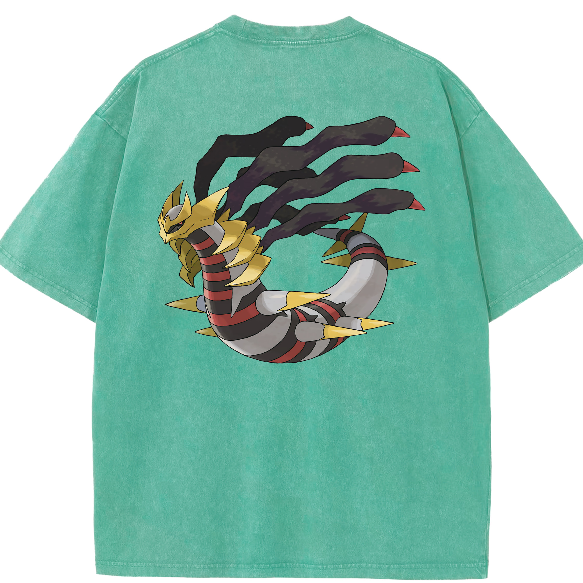 （画像用） ポケットモンスター Pokémon 綿100% ヴィンテージ風 半袖Tシャツ（背面プリント）